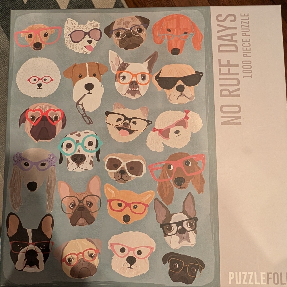 Puzzlefolk No Ruff Days 1000 Piece Puzzle